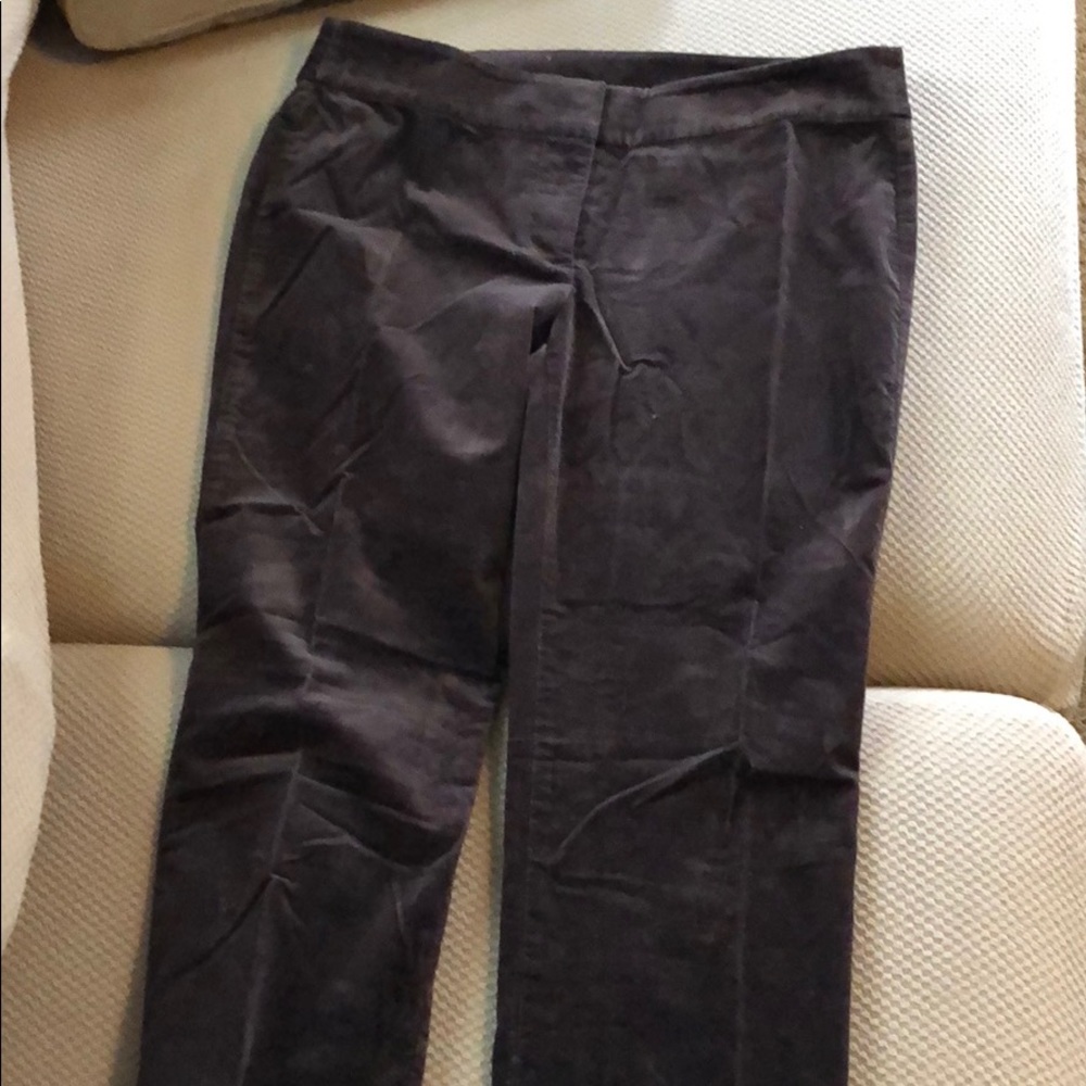 Brown velvet pants